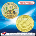 Souvenir Custom Coin Medal/Sports Champion Gold Soccer Badge Metal Coins (LZY1300062)